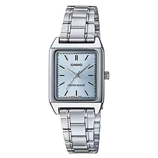 GROSIR Jam Tangan Wanita Casio Kotak Strap Rantai Stainless