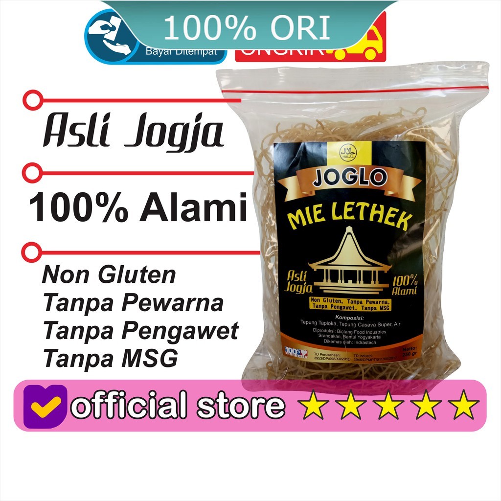 

Promo Joglo Mie Lethek 250 gram bakmi jawa kering makanan khas srandakan bantul jogja bihun singkong asli Terlaris