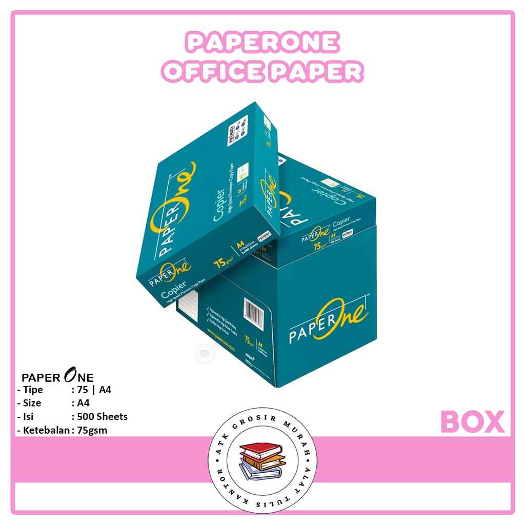 

PaperOne Varian Kertas HVS Fotokopi Print - Box