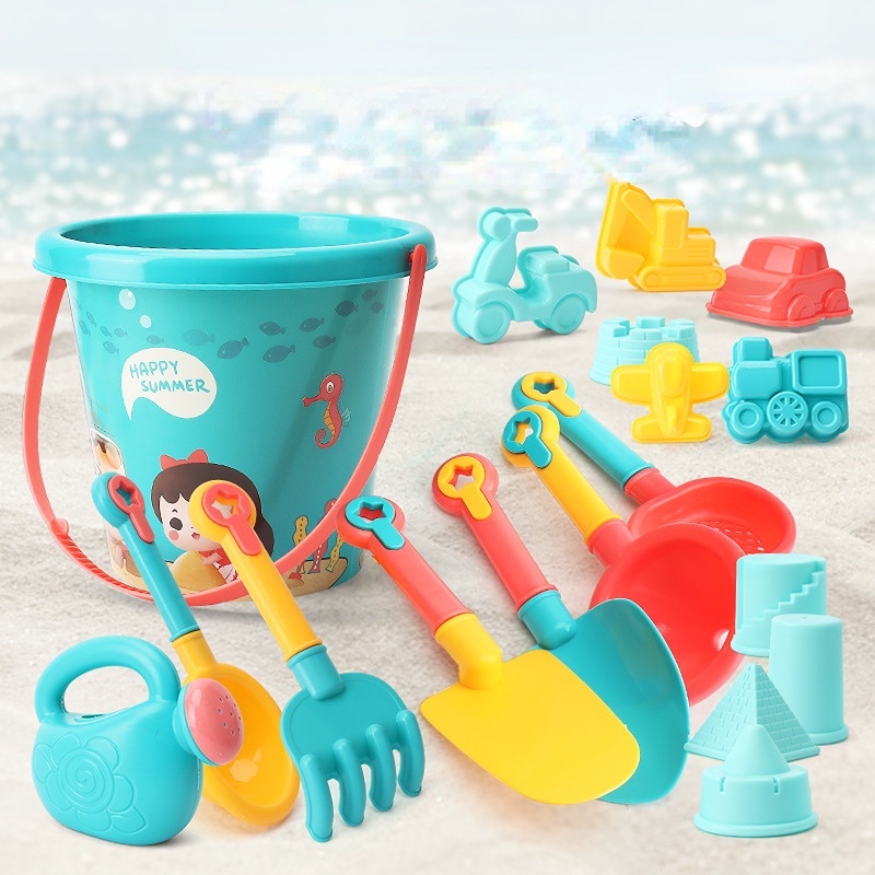 Piece Set Mainan Pantai Anak Ember Bermain Bayi Dengan Alat Pengerukan Pasir Air Sekop Beach Bucket Bermain Dengan Air