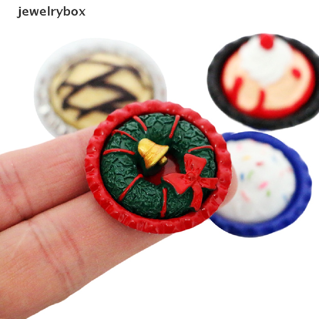 [jewelrybox] Miniatur Rumah Boneka Model Kue Rumah Boneka Kue Natal Rumah Boneka Mainan Makanan Butik