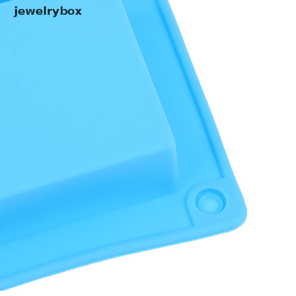 [jewelrybox] 6rongga Persegi Polos Sabun Cetakan Persegi Panjang DIY Handmade Soap Form Tray Cetakan Butik