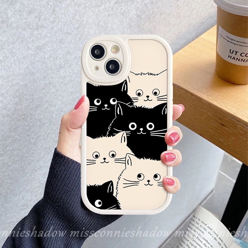 Casing Redmi A1 10 9 9T 10C 9A 10A 9C Note 11s 10 11 10s 11Pro+10Pro 8 9 9Pro 9s 8Pro Poco X3 NFC Pro M3 K40s Poco F4 Mi 12 11 Lite 11T Kartun Kucing Lucu Imut Lucu Couple Casing Tpu Empuk