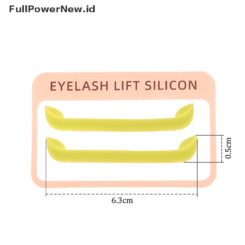 Power 1pasang Silicone Eyelash Lift Silicone Lash Lift Perm Pads Cetakan Pengeriting Bulu Mata ID