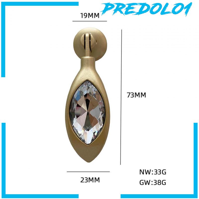 [Predolo1] Drop Pull Handle Zinc Alloy Dresser Knob Handle Untuk Kotak Perhiasan Laci