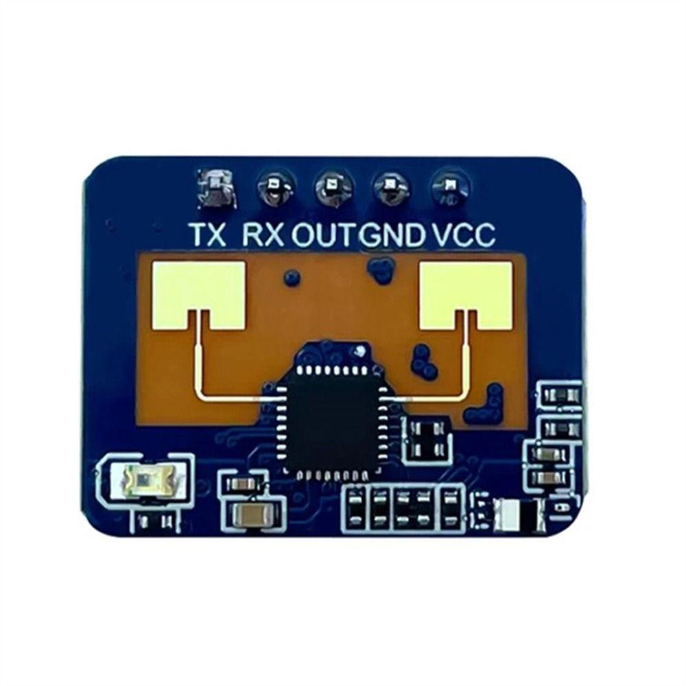 Sensor Kehadiran Manusia Agustina Tahan Lama Akurasi Tinggi Hlk-Ld2410c Sensor Gerak Sensor Board Sensor Module Gerak Gelombang Milimeter