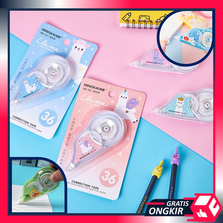 

GRATIS ONGKIR - S5742 Tip-Ex Roll Correction / Penghapus Tip-Ex / Correction Tape / Tipe X Roll Murah / Tipex Kertas Roll