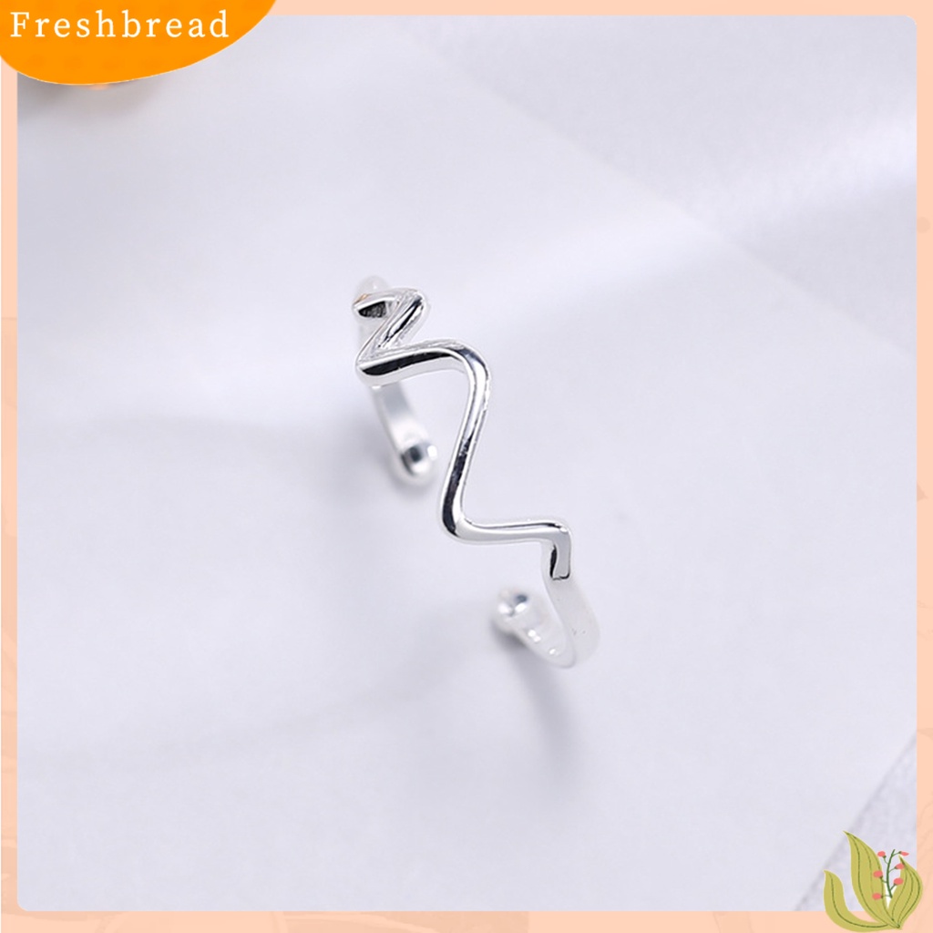 &lt; Freshbread &gt; Cycle Ring Universal Colorfast Tahan Lama Trendy Finger Ring Untuk Pernikahan