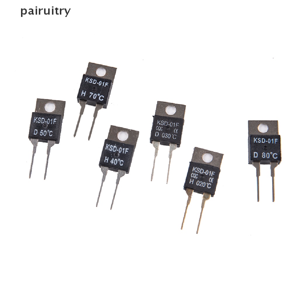 Stelan PRT 20-80℃ Nc Biasa Tertutup NO Normal Open Thermal Switch Termostat Sensor Suhu KSD-01F JUC-31F PRT