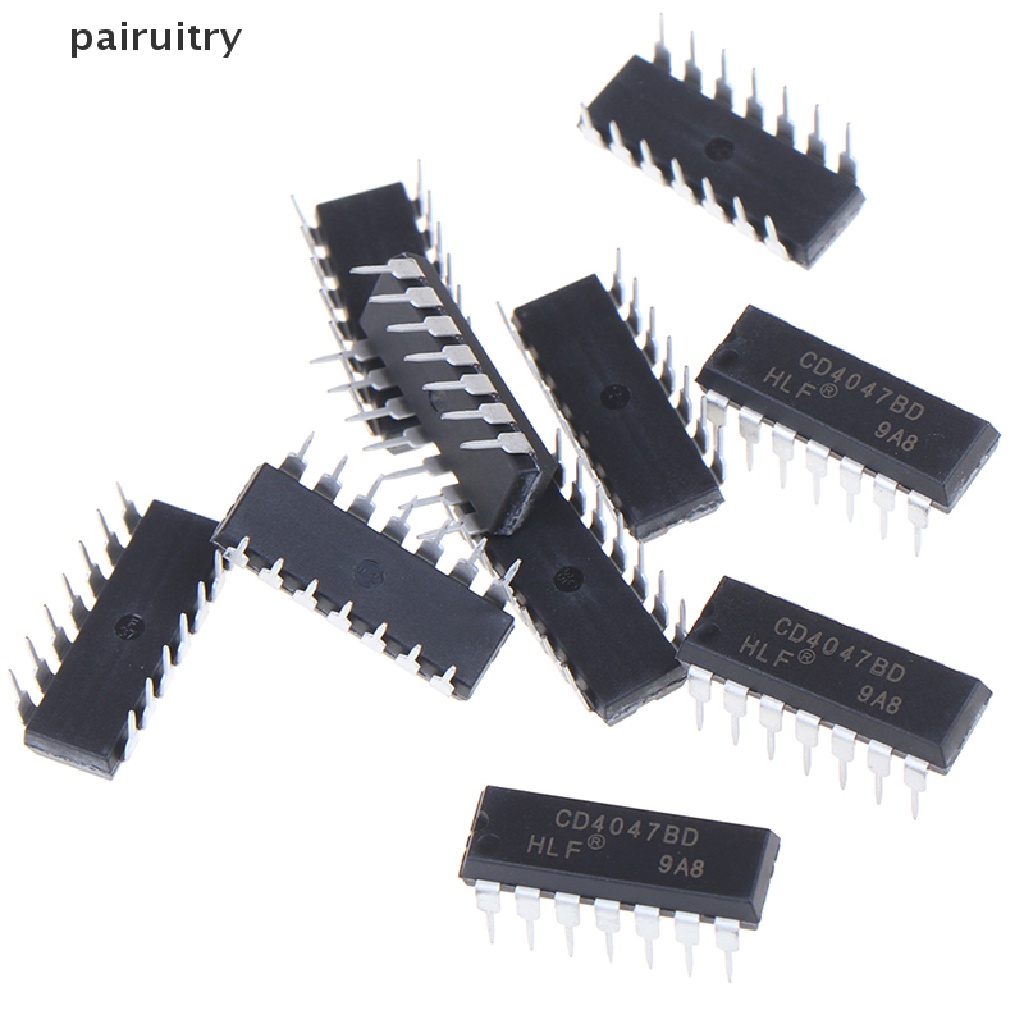 Prt 10PCS CD4047BE IC Baru Dan original in-line DIP-14 Osilator multi Frekuensi PRT