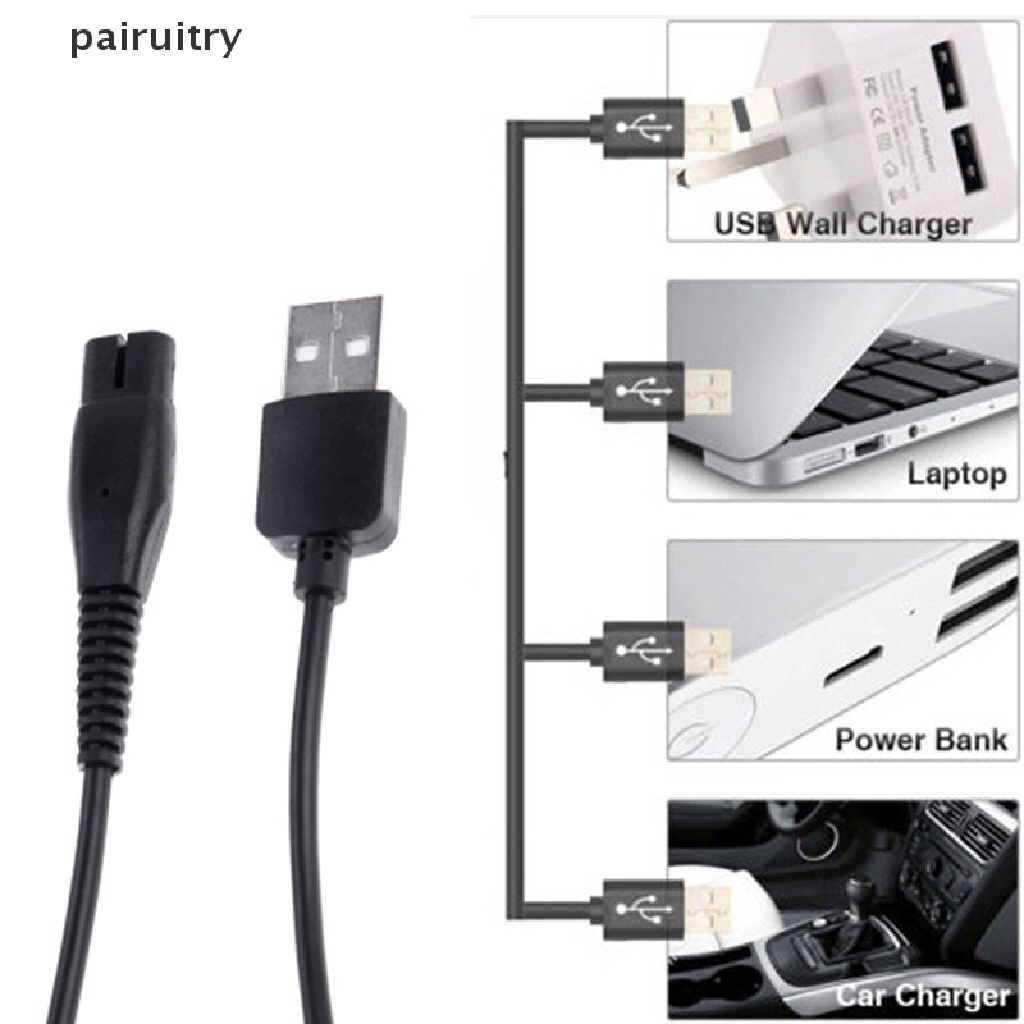 Prt A00390 5V Alat Cukur Elektrik Kabel charger Colokan USB Untuk shavers RQ310 /311 /312 /320Prt