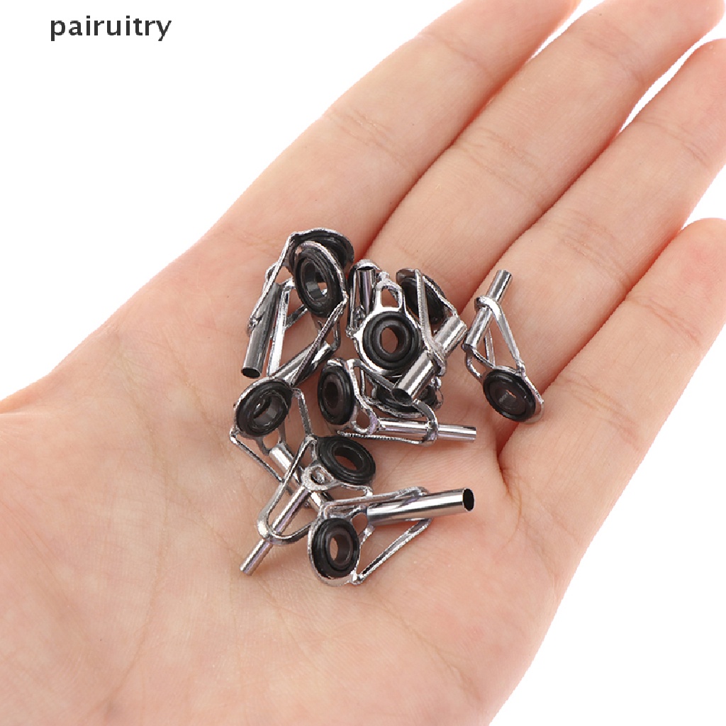 Prt 50pcs/Box Ukuran1-10# Set Kit Reparasi Tip Guide Joran Pancing DIY Mata Rings Tackle PRT