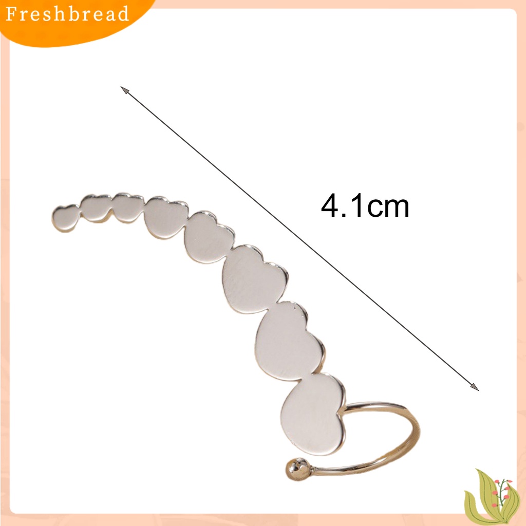 &lt; Freshbread &gt; 1Pc Klip Anting Bintang Perhiasan Simple Electroplated Manset Telinga Halus Untuk Pernikahan