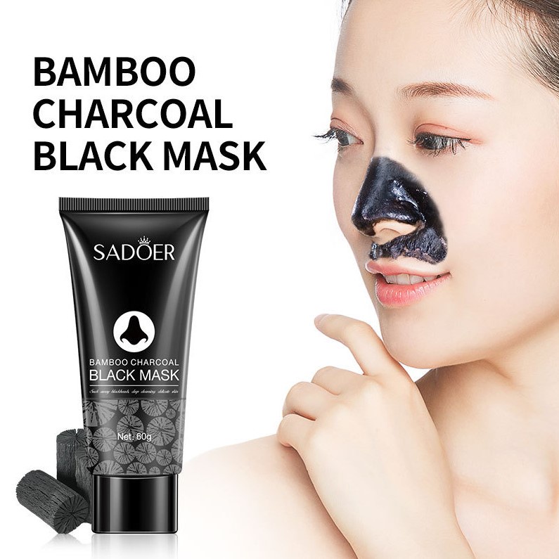 BAYAR DITEMPAT - SADOER BLACKMASK CHARCOAL MASKER ARANG BLACKHEAD ANTI KOMEDO