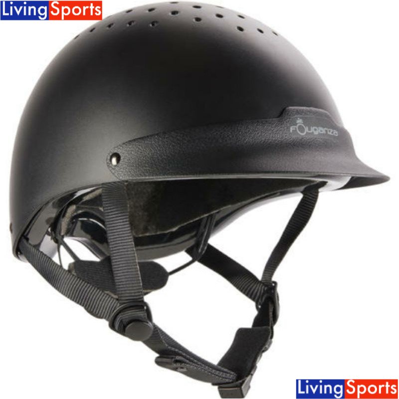 Helm Berkuda 100 Horse Riding Helmet - Black