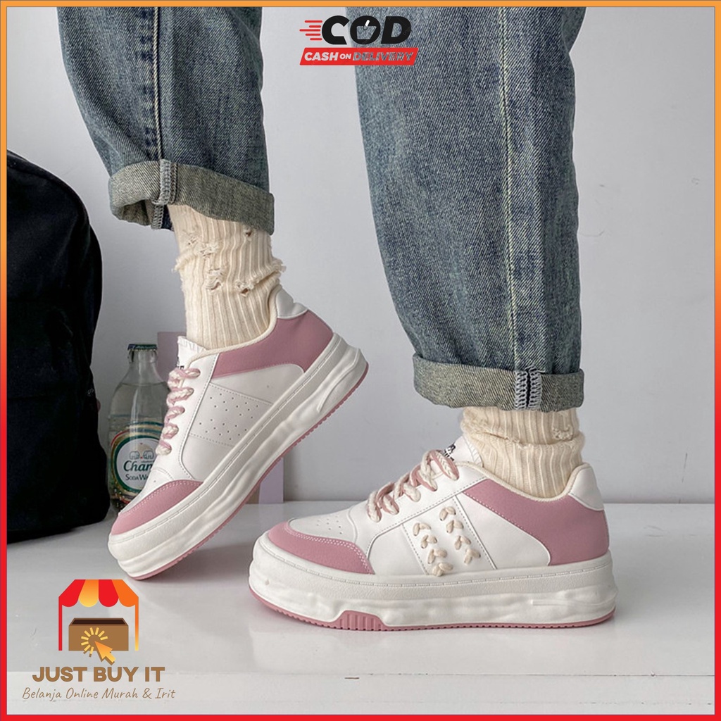 JBI-0266 GRATIS BOX Sepatu Sport Sneakers Wanita Cantik Fashion Korea Casual Fashion Import Terbaru