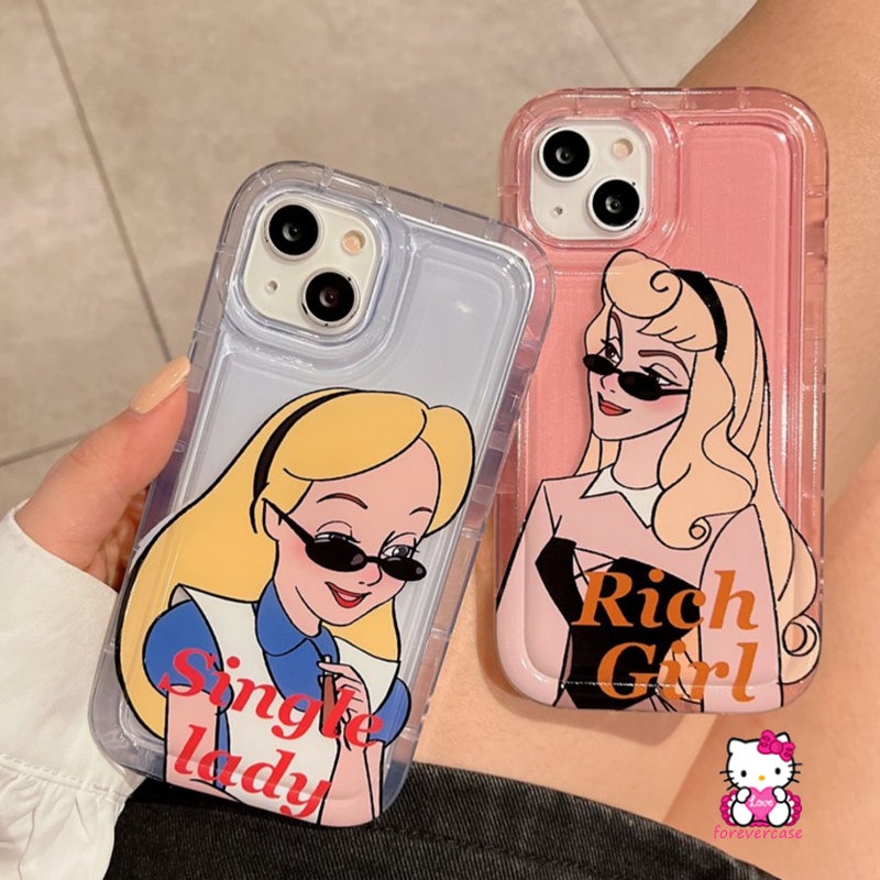 Kartun Lucu Imut Disney Princess Cover Untuk Redmi Note11 1010s 9 11s Redmi 9A 10 9T 10A A1 9C NFC Note10 Note1 Note10s Note9 Shockproof Airbag Soft Tpu Case