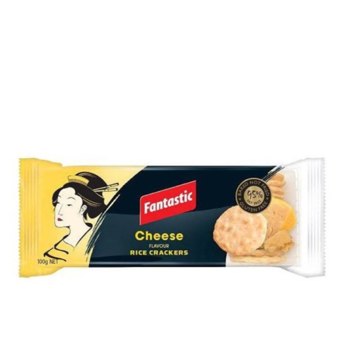 

Fantastic Rice Crackers Cheese 100gr