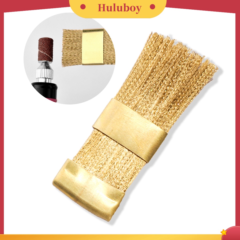{In Stock} Milling Cutter Brush Portable Manicure Alat Mata Bor Kuku Tembaga Sikat Pembersih Aksesoris Kuku