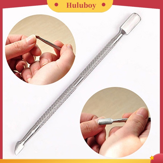 {In Stock} Stainless Steel Cuticle Nail Pusher Remover Double Ended Pedicure Manicure Tool