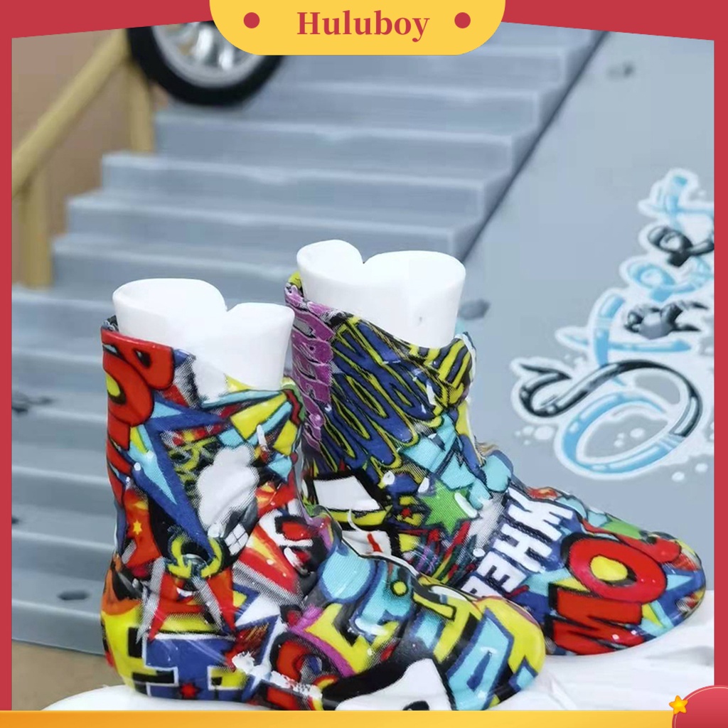 {In Stock} Mainan Sepatu Skat Kemampuan Tangan Realistis Mainan Jari Lucu Miniatur Sepatu Skat Untuk Anak-Anak