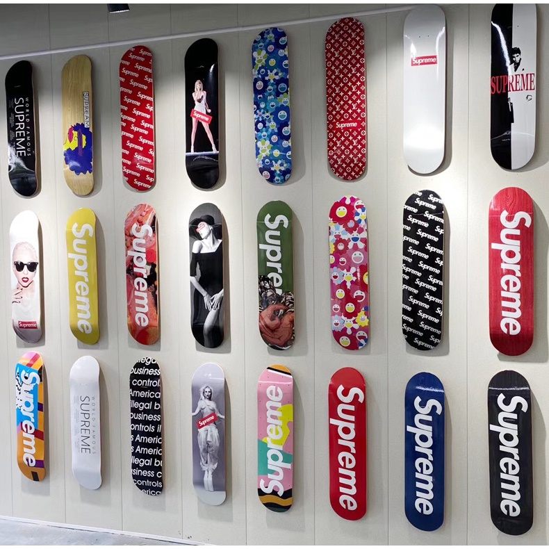 Dekorasi skateboard Double Rocker Street Wear Series Maple skateboard Papan Profesional DECO Pajangan skateboard deck