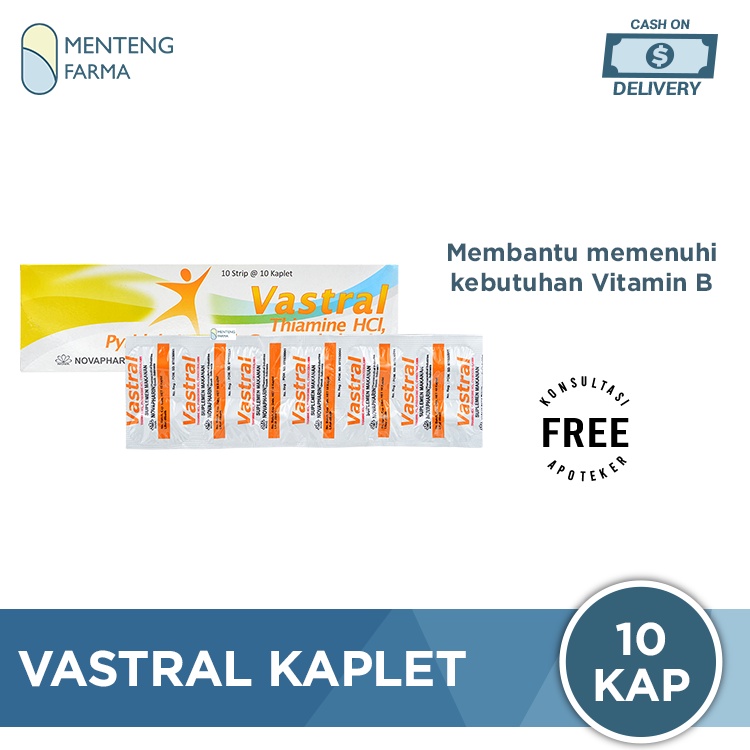 Vastral 10 Kaplet - Suplemen Vitamin B