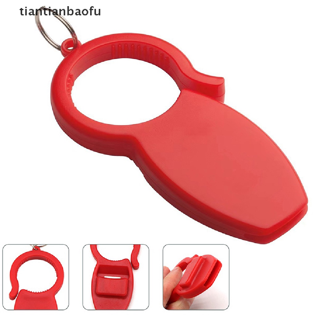 [tiantianbaofu] 3in1 Beer Can Opener Keychain Alat Pembuka Botol Minuman Tempel Dinding Butik