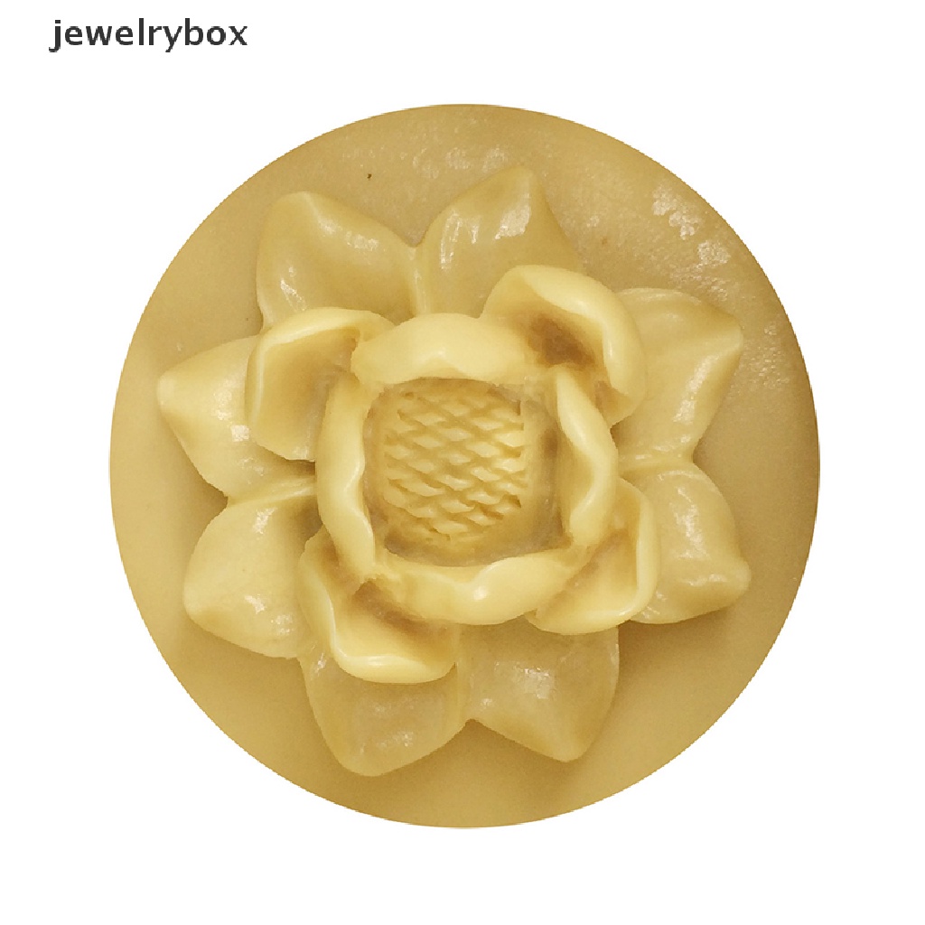 [jewelrybox] 1pc Cetakan Silikon Bentuk Lotus DIY Pastry Cupcake Sabun Coklat Bakeware Mold Butik