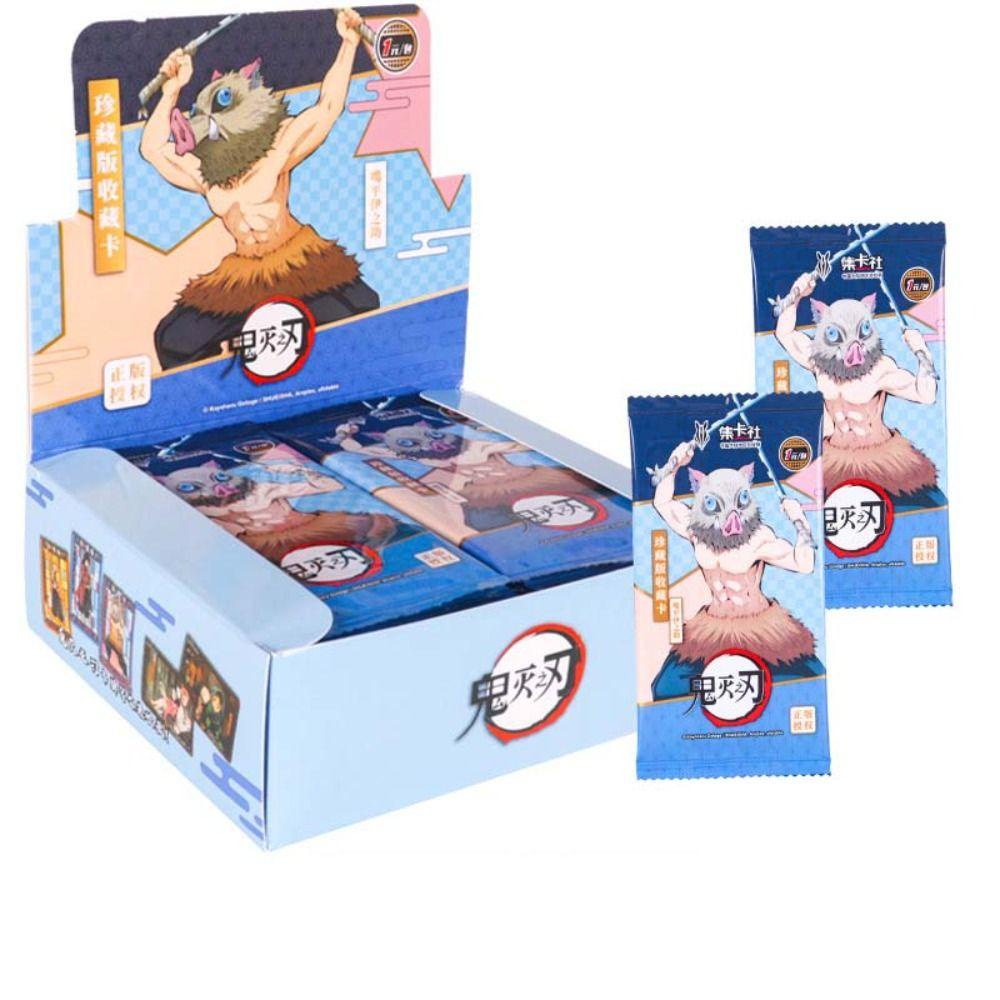 Lanfy Kartu Koleksi Demon Slayer Kartun Anime Anti Air Untuk Hadiah Natal Anak Koleksi Karakter Anime Kartu Aksesoris Game Koleksi Hadiah Game Card Anime Figurecards