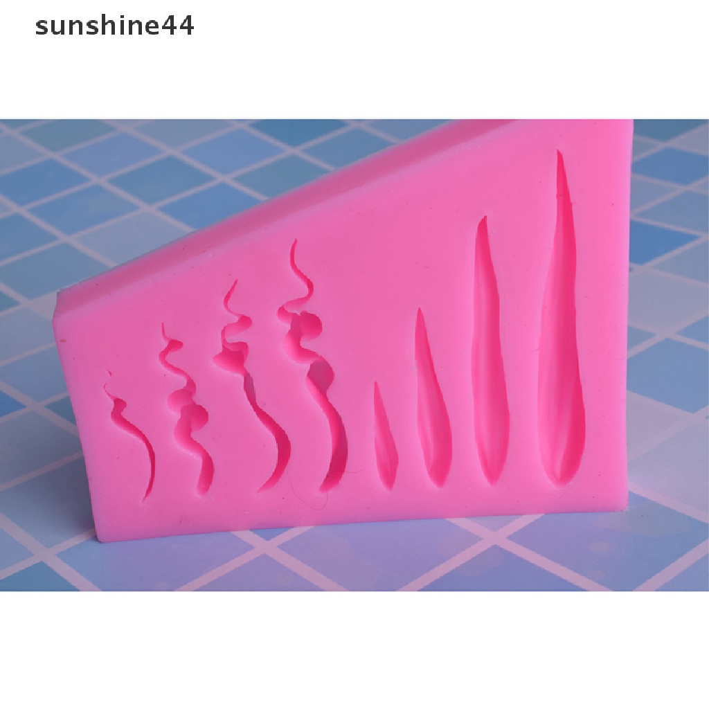 Sunshine Cetakan Silikon Bentuk Rambut Untuk Dekorasi Kue Bakeware Sugarcraft Baking Tools ID