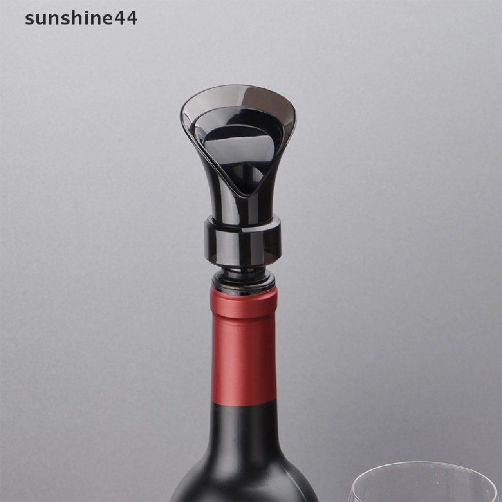 Stopper Botol Champagne Anggur Merah Sunshine 2in1 Segel Freshness Wine Bottle Plug ID