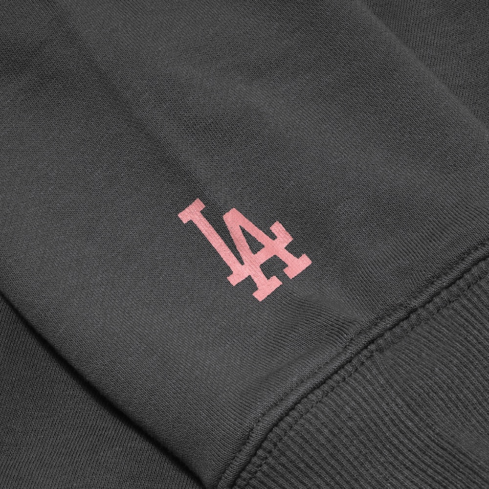 M7B Like LA Dodgers Cartoon Overfit Sweatshirt Dark Grey