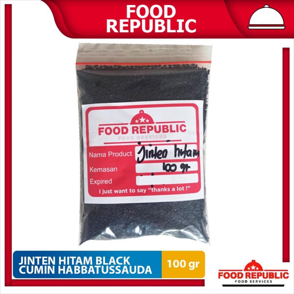 Jinten Hitam Biji Habbatussauda 100 gr Black Cumin Nigella Seed Premium