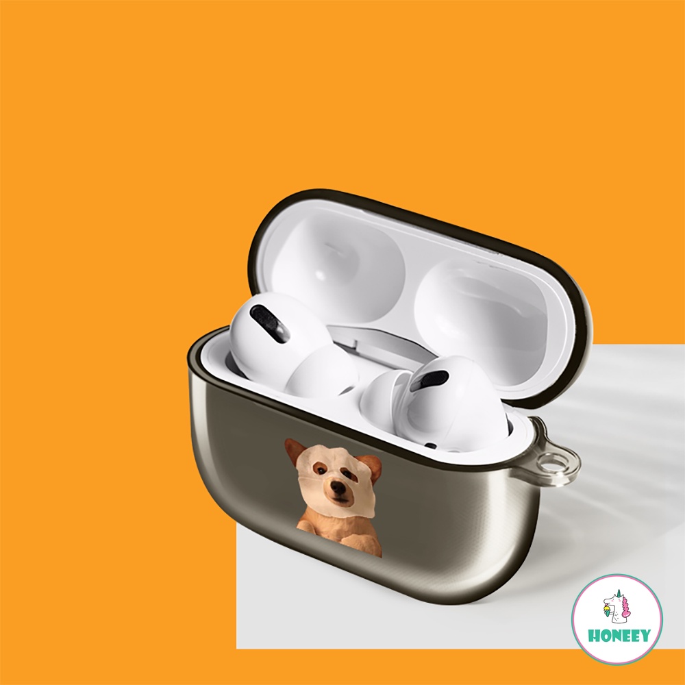 Lucu Corgi Lembut Bening Case Cover Untuk Airpods1 2 Nirkabel Bluetooth Earphone Airpods Pro 1 2 Case Headphone Protection Cover