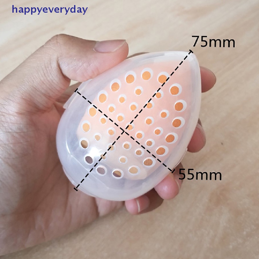 [happy] 1pc Beauty Sponge Stand Tempat Penyimpanan Makeup Blender Puff Holder Rak Kosong [ID]