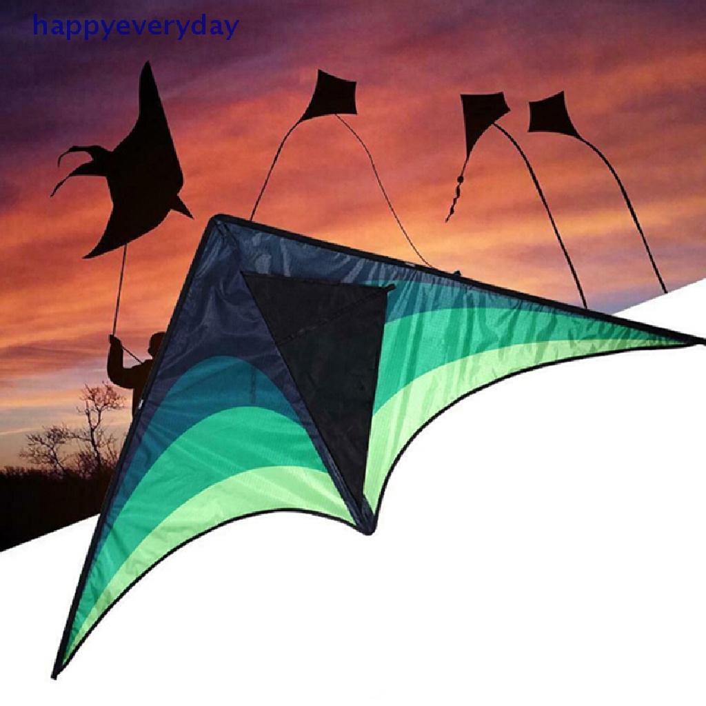 [happy] Layangan delta Besar Untuk Anak Dan Dewasa single line easy to fly kite handle include [ID]