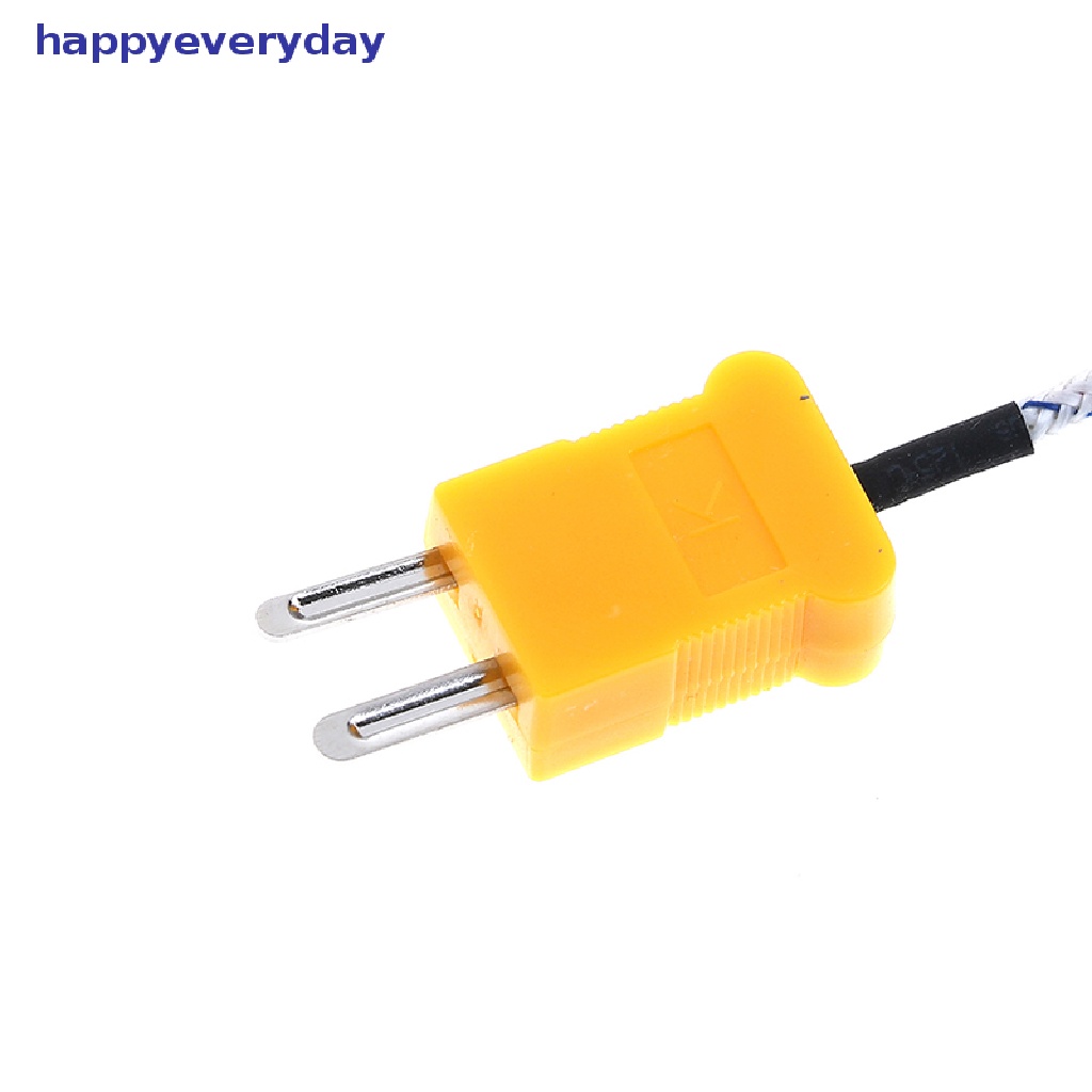 [happy] 1pc K type sensor Suhu thermocouple probe Kabel Kawat 0.5/4m [ID]