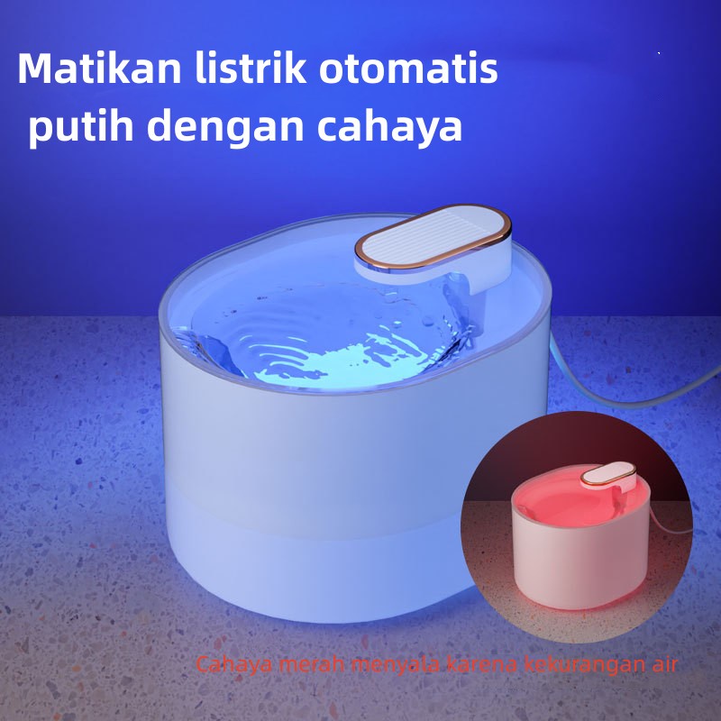 Kucing Dispenser Minum Hewan Otomatis Tempat Minum Kucing Anjing Pet Water Dispenser