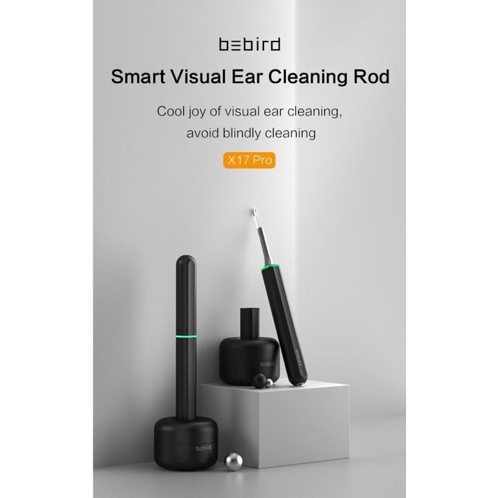 146 BEBIRD X17 PRO - Pembersih Telinga Korek Kuping Endoskop 5MP 1080P