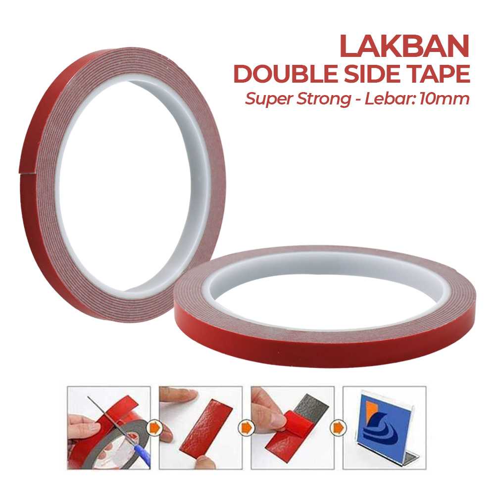 Lakban Double Side Tape Super Kuat Strong 3m Busa Akrilik