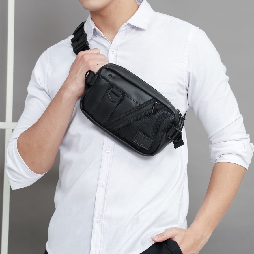 Waistbag Pria Waterproof Tas Selempang Pria Original By PRISONWEAR | Nano Waist Bag