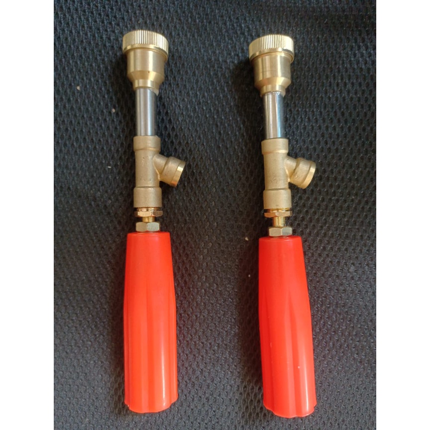 Semprotan Air Stik Sprayer Lurus 20 CM - Cuci Mobil Motor - Semprot Steam Jet Cleaner - Stik Sancin FREE Nepel 1/4 Inch SANCHIN