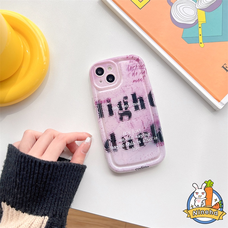 Realme C55 C35 C33 C31 C30 C30s 10c21y C25Y C25 C25s C20 C20A C17 C15 C12 C11 7i 5 5s 5i 6i Graffiti Letter Phone Case Simple Canggih Silikon Anti Gores Perlindungan Soft Cover