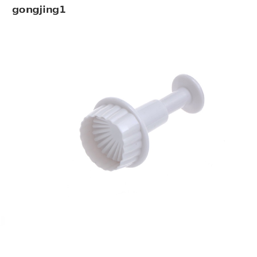 Ggg 3Pcs Shell Shape Plunger Cutter Fondant Alat Dekorasi Kue Cetakan Kue SugarCraft ID