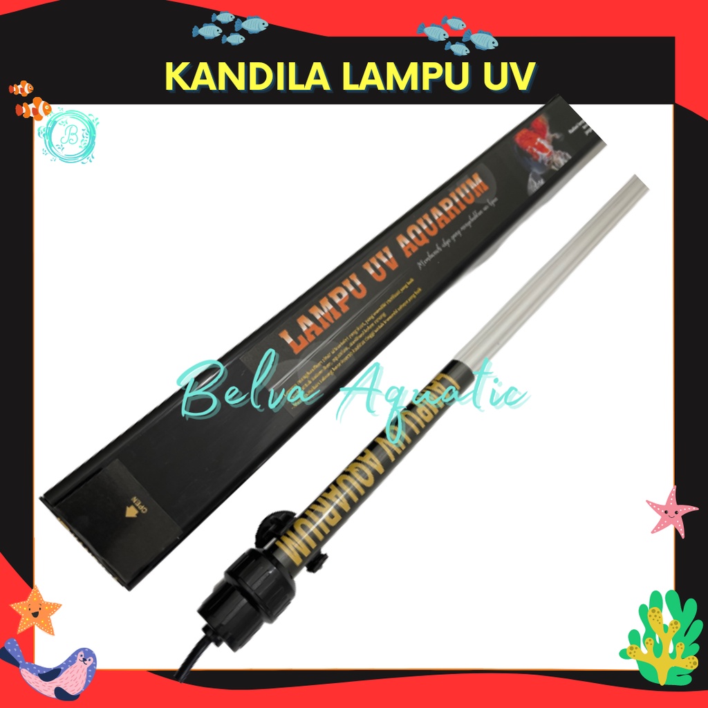 Kandila Lampu UV Aquarium Kolam Ikan Koi Lampu Anti Lumut 10 20 30 Wat