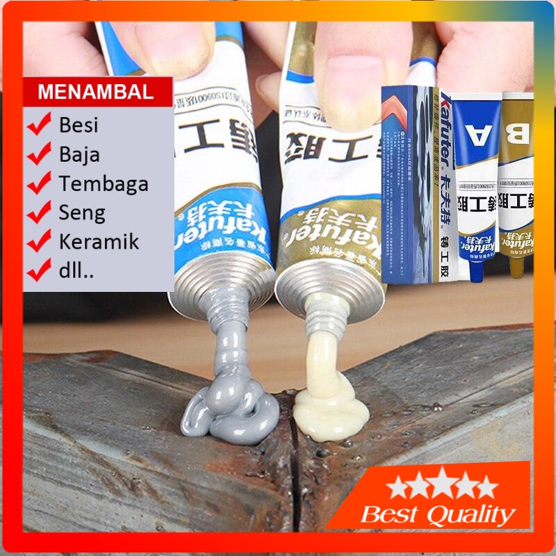 

Lem Besi Super Kuat A B Memperbaiki Besi Baja Plastik Auto Radiator Tangki Air Bocor Kebocoran Bisa Untuk logam, Alumunium, kaca, keramik, plastik, kayu, Almunium dll