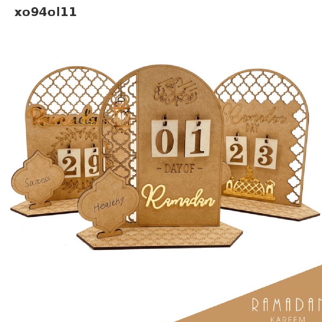 Xo Kalender Hitung Mundur Ramadhan DIY Ornamen Eid Mubarak Kalender Ramadhan OL