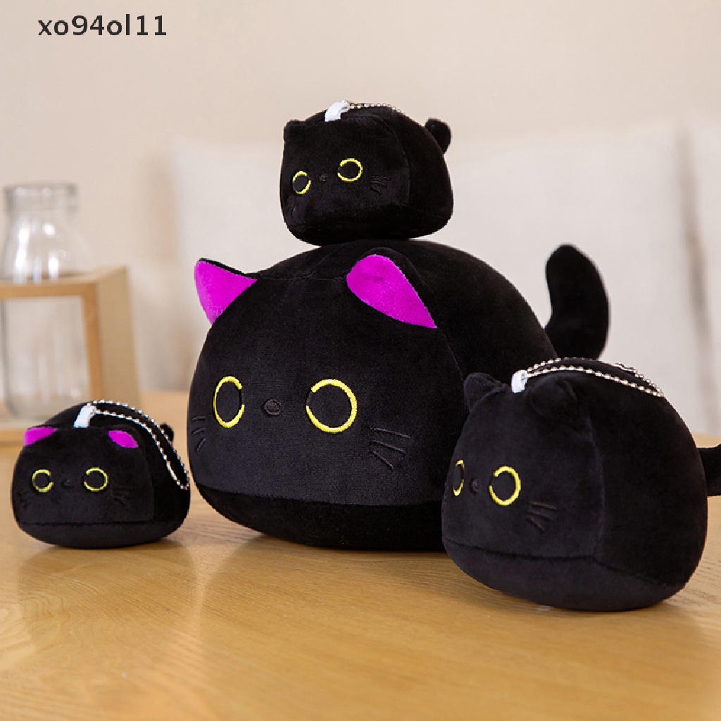 Xo Kucing Hitam Tentang Bantal Plush Boneka Mainan Hadiah Lucu Untuk Anak Laki-Laki Perempuan Teman OL