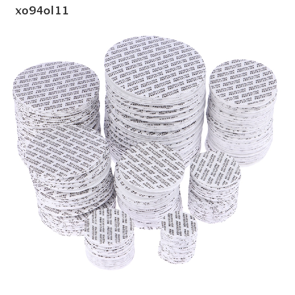 Xo 200Pcs Self-adhesive Foam Pressure Sensitive Seal Cap Lapisan Tamper Resistant Seal Liner Untuk Kosmetik Jar Botol Pot 20MM-82MM OL